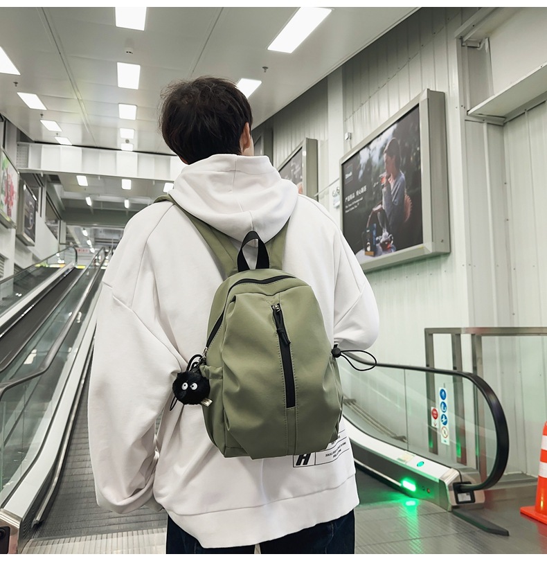 休闲轻便小背包女双肩包男轻量化徒步登山包高中生外出旅游书包详情图21