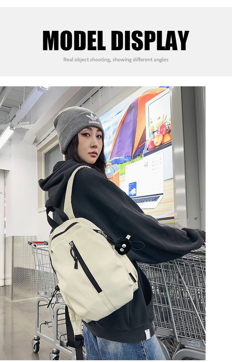 休闲轻便小背包女双肩包男轻量化徒步登山包高中生外出旅游书包详情图8