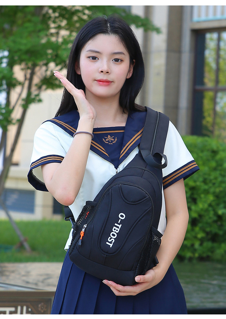 胸包女2025儿童大容量双肩背包多功能男士户外单肩包便携斜挎胸前详情图21