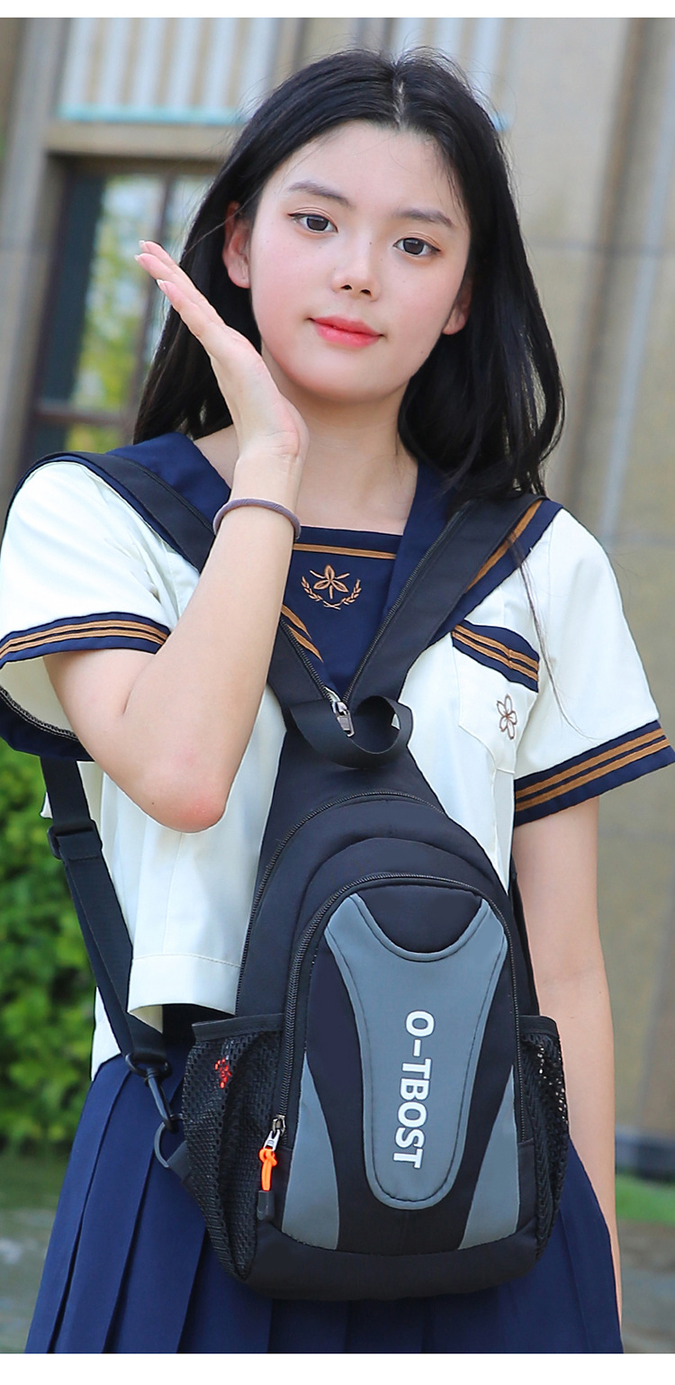 胸包女2025儿童大容量双肩背包多功能男士户外单肩包便携斜挎胸前详情图17
