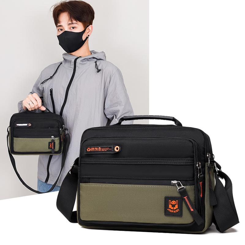 定制男士单肩包韩系时尚潮流户外运动小包街头简约斜挎包男士手包