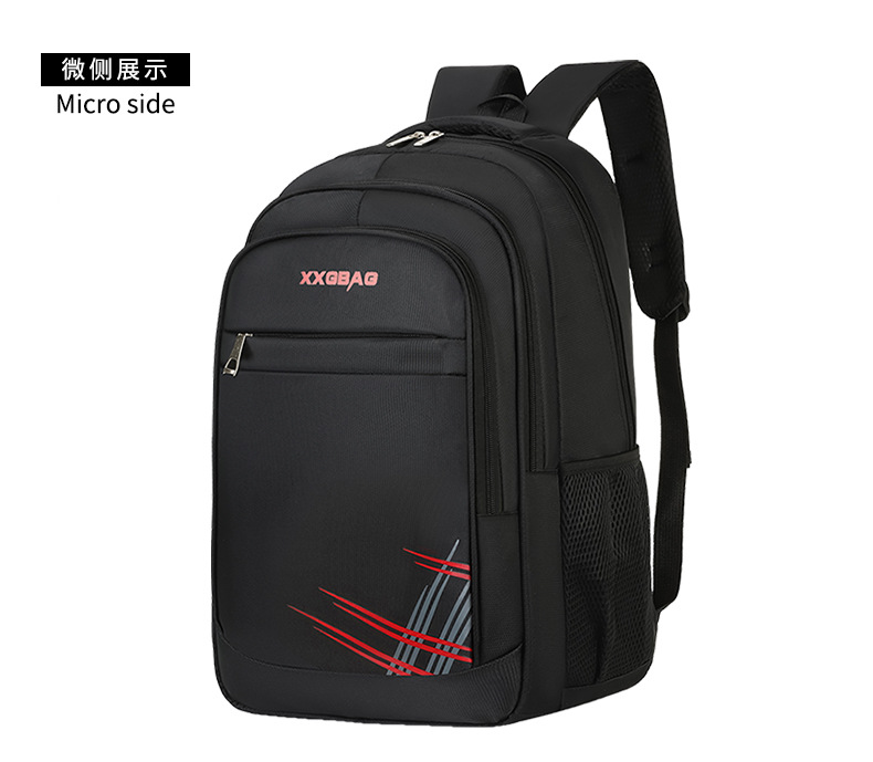 商务百搭男士商务双肩包牛津布大容量电脑背包学生书包耐脏批发详情图23