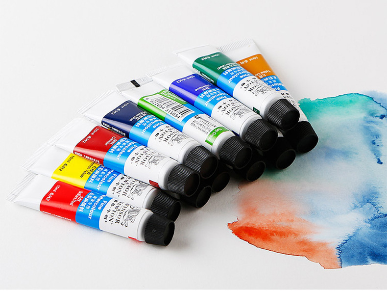 温莎牛顿画家用10ml水彩颜料套装12色24色36色绘画颜料美术批发 绘画颜料 绘画用 成套详情图10