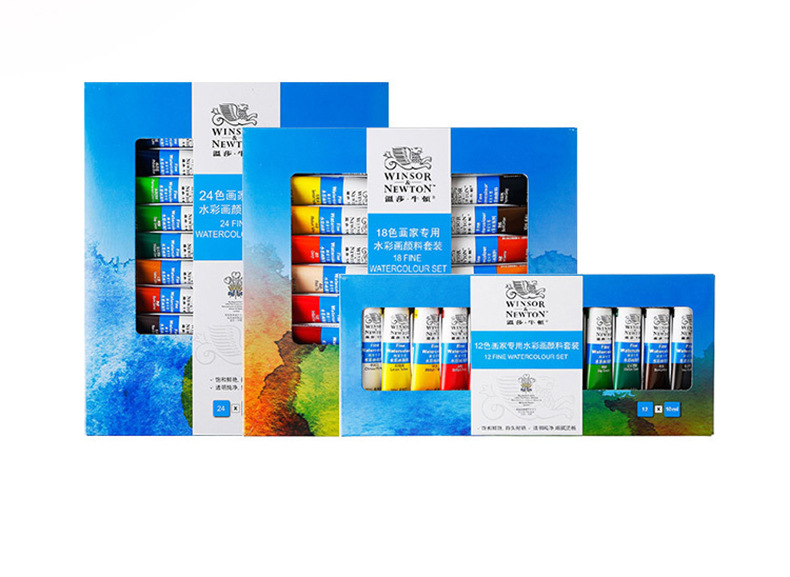 温莎牛顿画家用10ml水彩颜料套装12色24色36色绘画颜料美术批发 绘画颜料 绘画用 成套详情图3