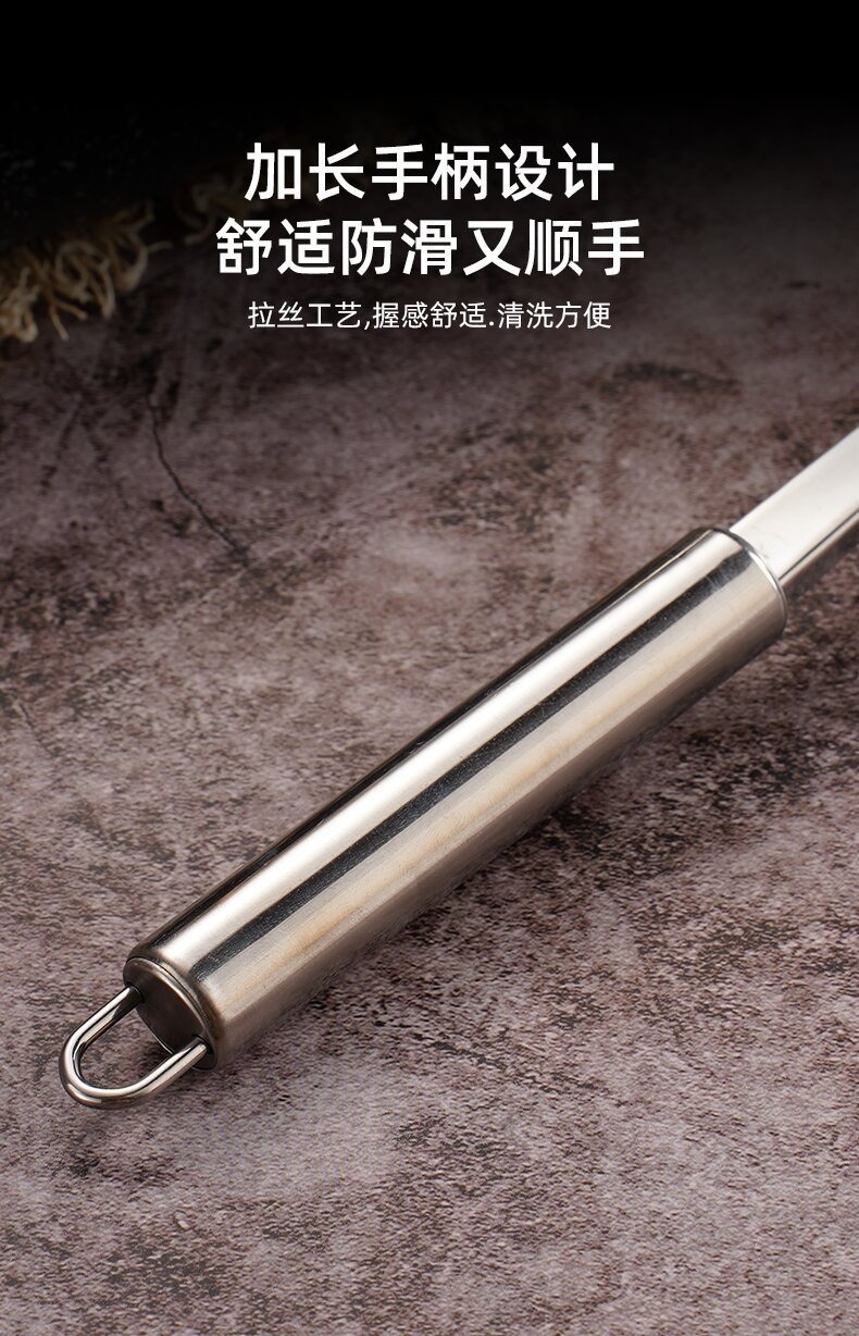 不锈钢锅刷厨房专用洗锅钢丝球刷长柄洗碗清洁刷子刷锅神器不掉丝 不锈钢洗碗刷详情图9