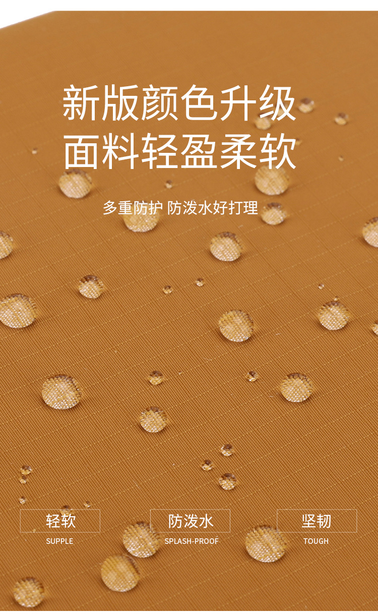 Colorful Fox休闲尼龙斜跨包女轻便多隔层大容量防泼水单肩通勤包详情图9