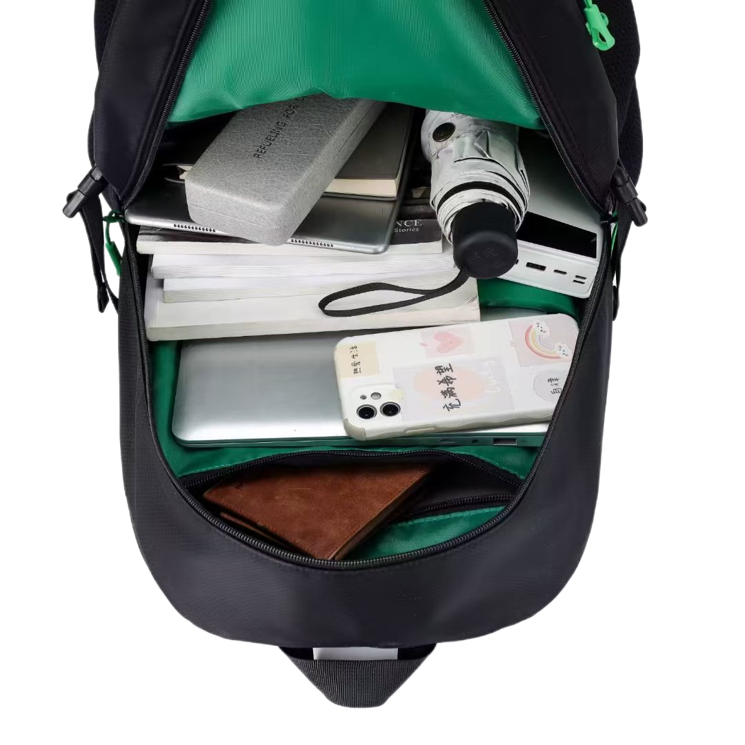 甜果 运动背包 绿色拉链细节 户外出行必备详情图11