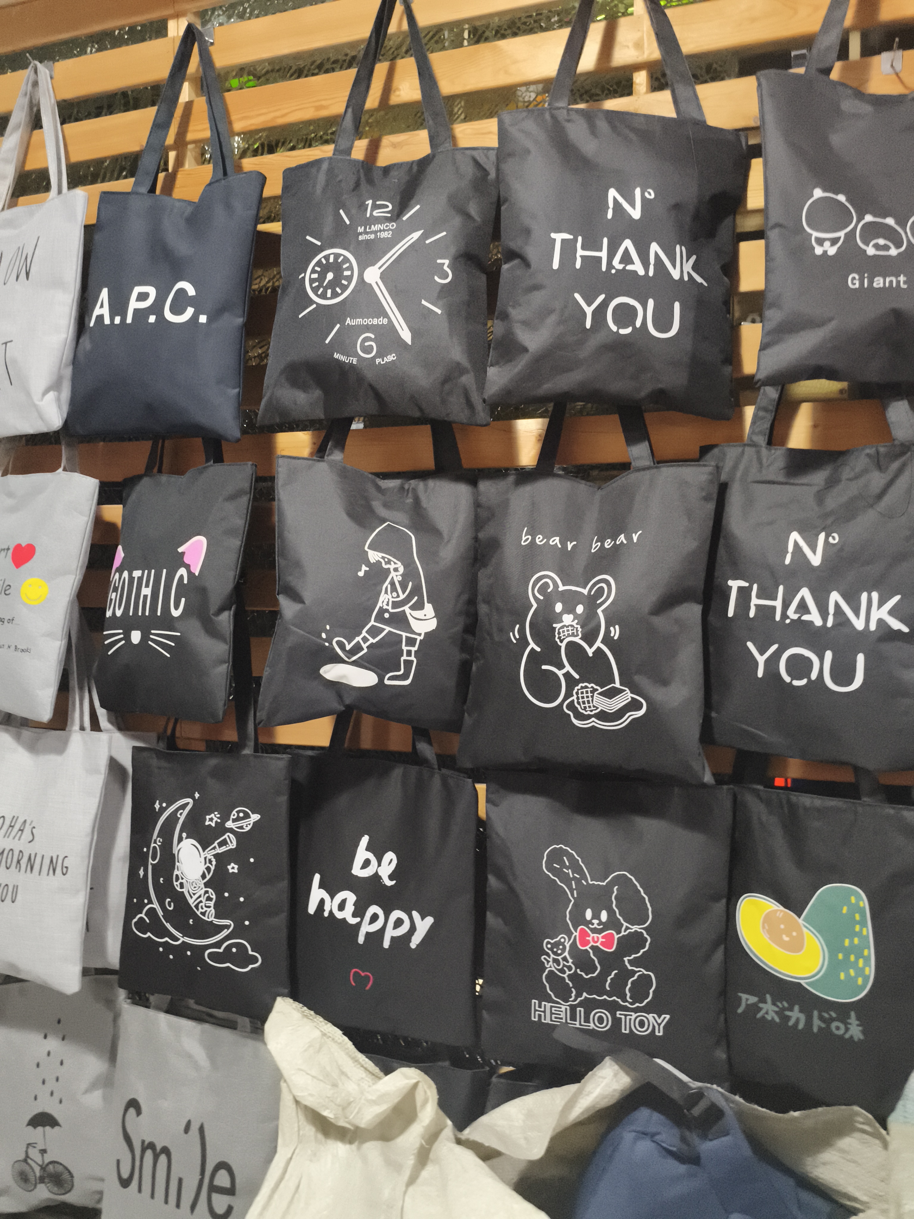 简约风帆布手提包 黑色经典款 休闲日常详情图4