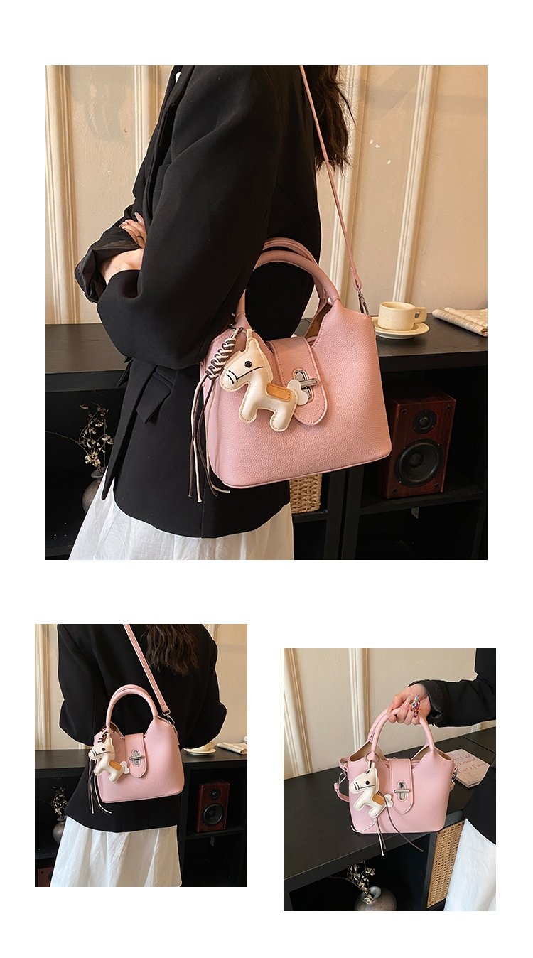 高级感通勤水桶包包女款2026新款潮春季小众超火手拎包单肩斜详情图8