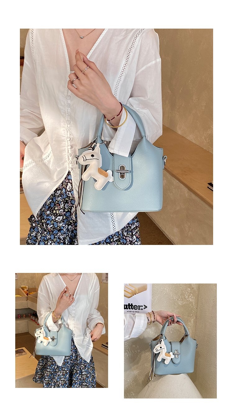 高级感通勤水桶包包女款2026新款潮春季小众超火手拎包单肩斜详情图6