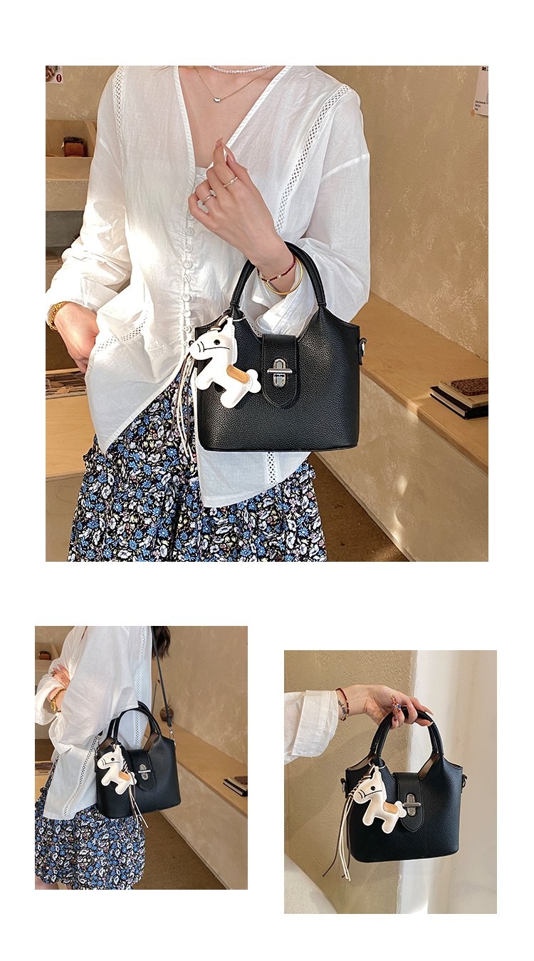 高级感通勤水桶包包女款2026新款潮春季小众超火手拎包单肩斜详情图5