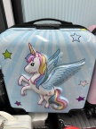儿童行李箱 小号18寸 飞马独角兽图案 星星点缀缩略图 1