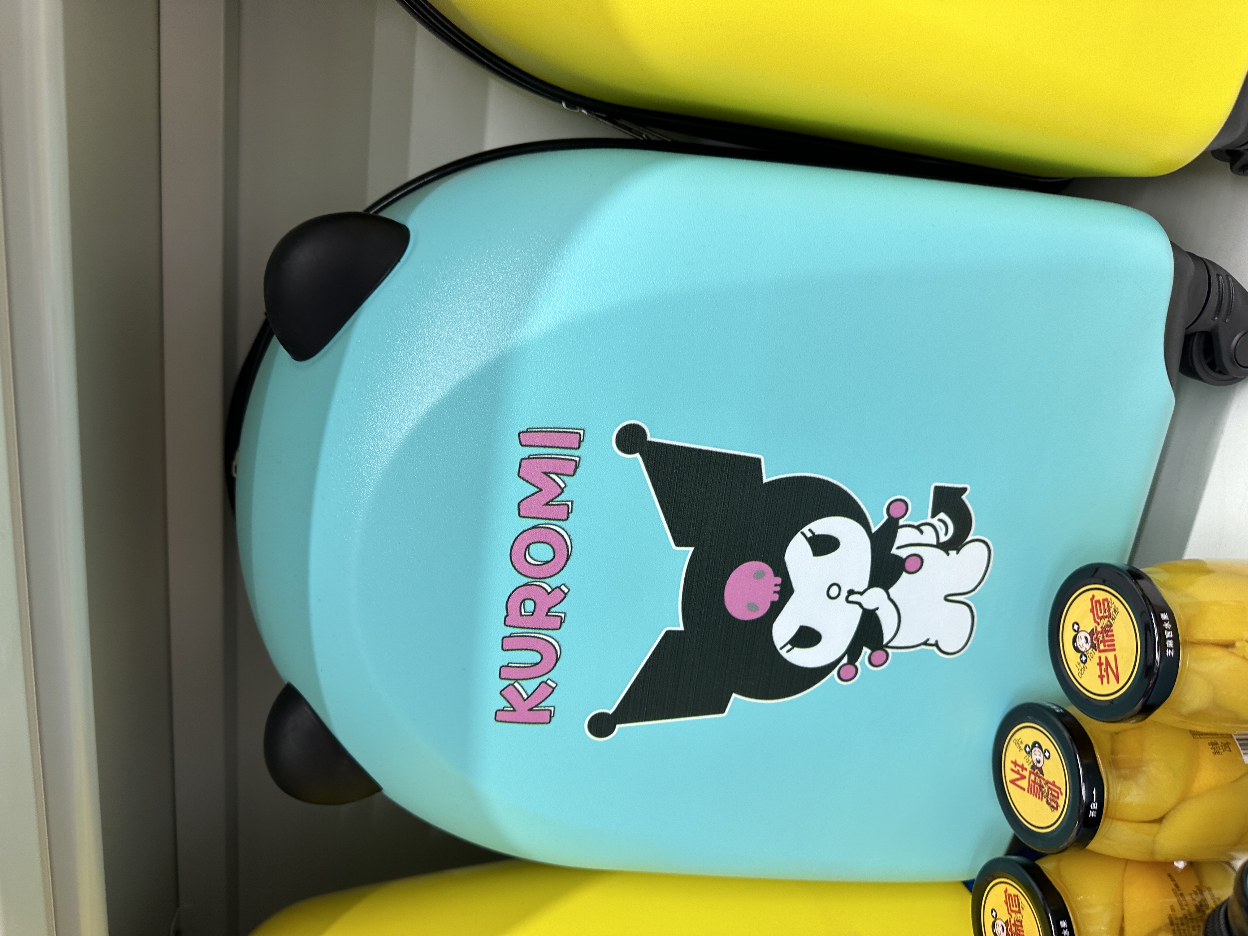 粉色卡通女孩图案儿童行李箱详情图1