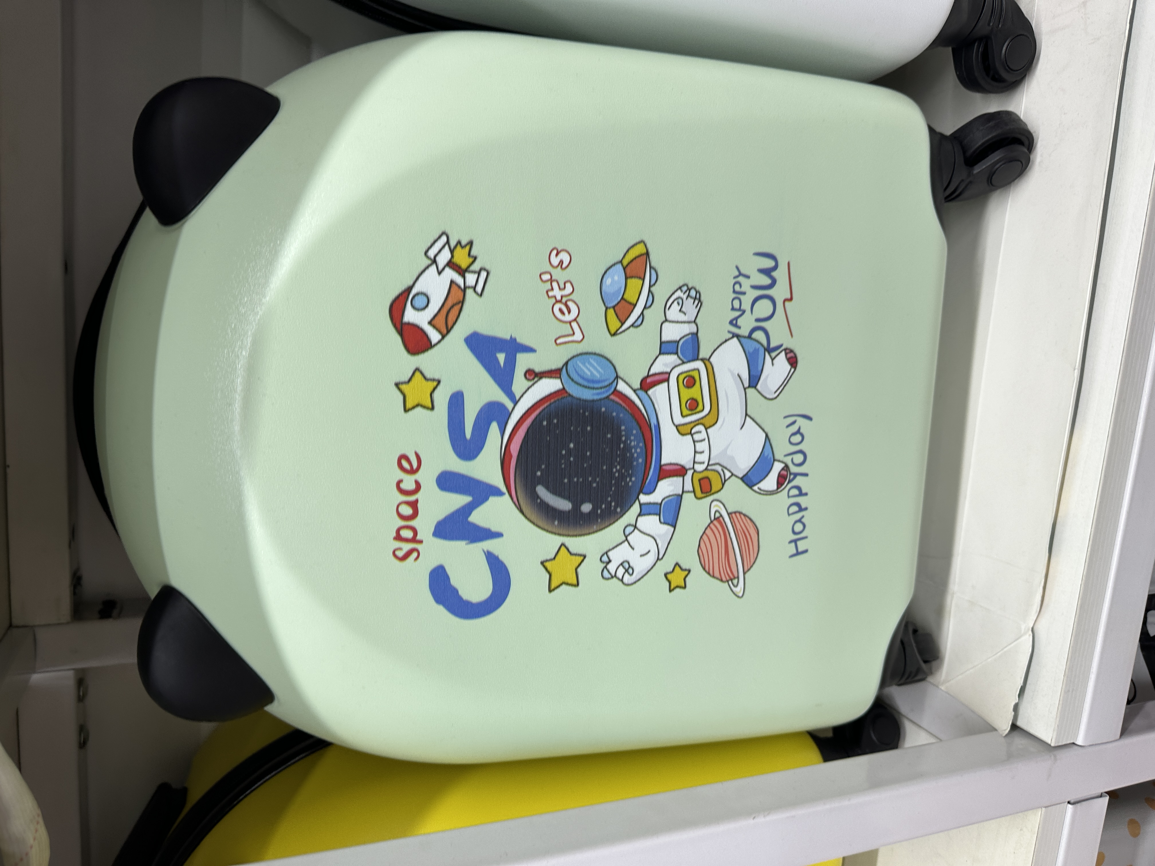 粉色卡通女孩图案儿童行李箱详情图3