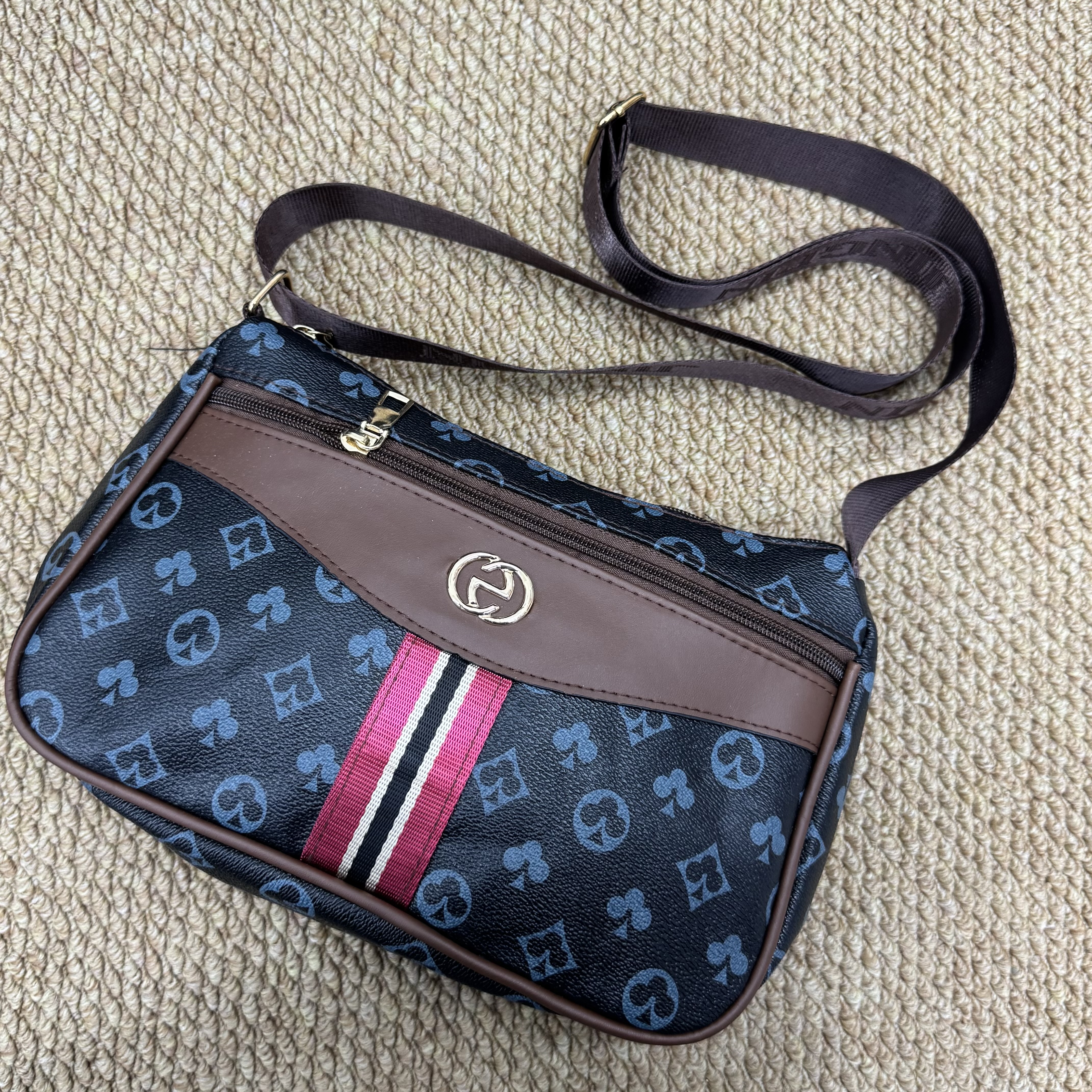 外贸妈妈款女士单肩斜挎包