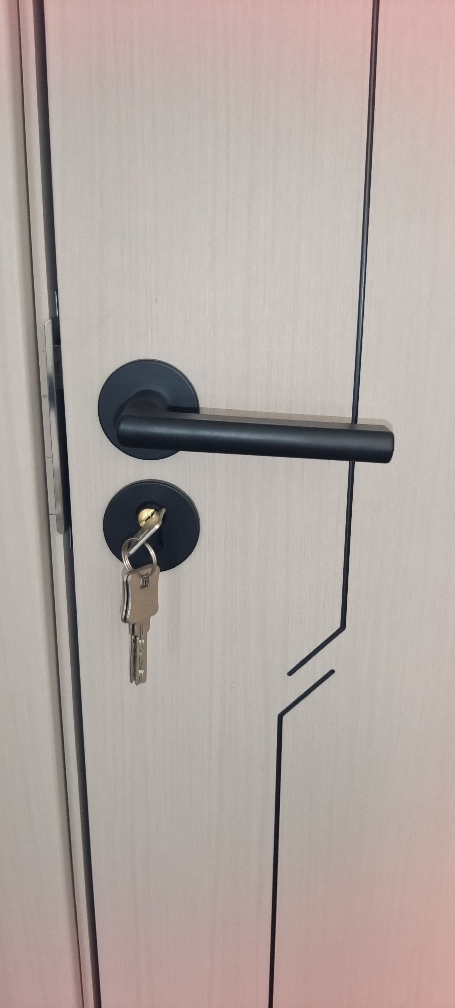室内门黑色简约把手