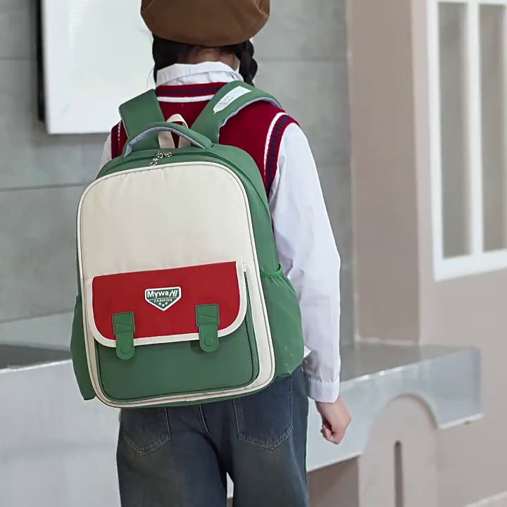 小学生书包定制logo培训班广告包儿童背包大容量牛津布幼儿园书包缩略图 1